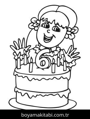 Doğum günü Boyama