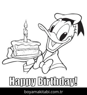 Doğum günü boyama sayfası – yaratıcılık, eğlenceli etkinlik