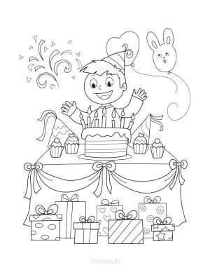 Doğum günü boyama sayfası,  coloring page, Doğum Günün Kutlu Olsun Evlat, 