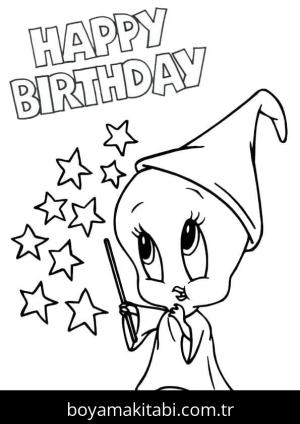 Doğum günü Boyama