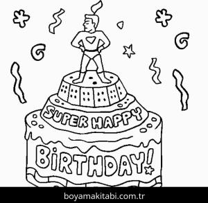 Doğum günü Boyama