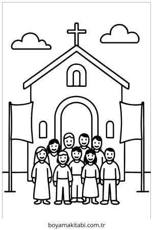 Doğumgünü boyama sayfası – el becerilerini geliştirir, boyama çalışması