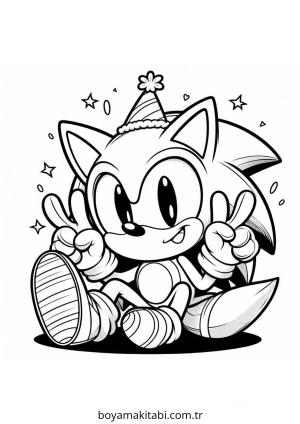 Doğumgünü boyama sayfası – renkli çizimler, okul öncesi