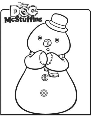 Doktor McStuffins boyama sayfası,  coloring page, Doktor McStuffins denki Chilly, 