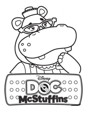 Doktor McStuffins boyama sayfası,  coloring page, Hallie McStuffins, 