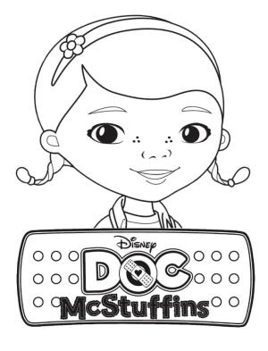 Doktor McStuffins boyama sayfası,  coloring page, Güzel Doktor McStuffins, 