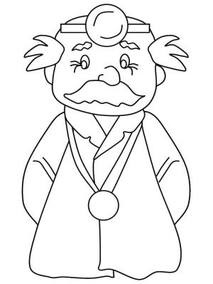 Doktor boyama sayfası,  coloring page, Eski Doktor, 