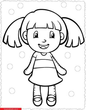 Dolls boyama sayfası, Dolls coloring page, , 