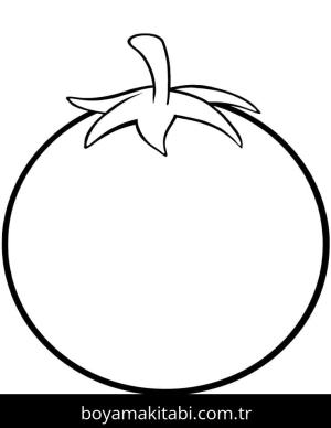Domates boyama sayfası – yaratıcılık, eğlenceli etkinlik