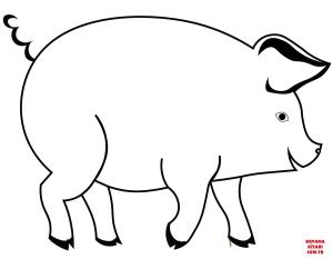 Domuz boyama sayfası, Pig coloring page, , pig cartoon pig 