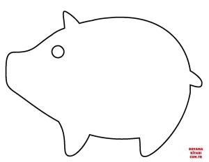 Domuz boyama sayfası, Pig coloring page, , pig pig emoji 