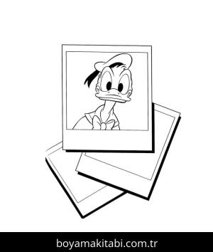 Donald Duck boyama sayfası – yaratıcılığı geliştirir, keyifli zaman