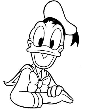 Donald Duck boyama sayfası,  coloring page, Donald Duck Çocuklar İçin Ücretsiz, 