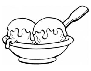 Dondurma boyama sayfası,  coloring page, Lezzetli Dondurma, 