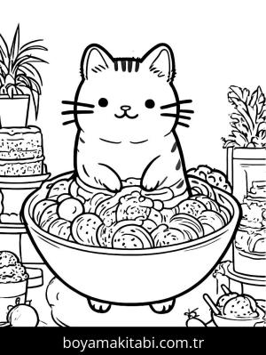 Dondurma boyama sayfası,  coloring page, , 