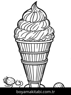 Dondurma boyama sayfası,  coloring page, , 