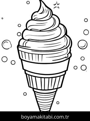 Dondurma boyama sayfası,  coloring page, , 