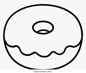 Donut boyama sayfası – sevimli karakter, sanatsal çalışma