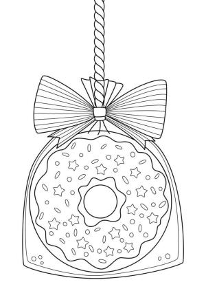 Donut boyama sayfası,  coloring page, Harika çörek, 