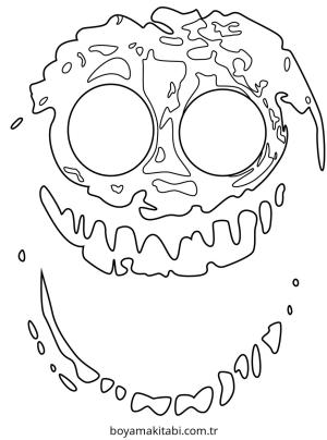 Doors Roblox boyama sayfası – sanatsal çalışma, çocuklar için