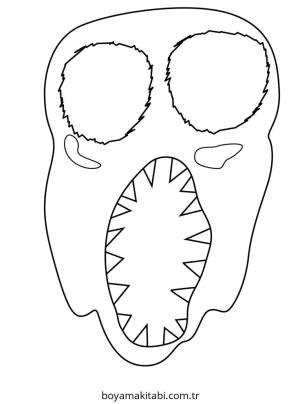 Doors Roblox boyama sayfası – boyama çalışması, yaratıcılığı geliştirir