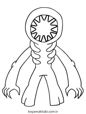 Doors Roblox boyama sayfası – boyama etkinliği, çocuk aktivitesi