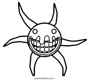 Doors Roblox boyama sayfası – el becerilerini geliştirir, boyama çalışması