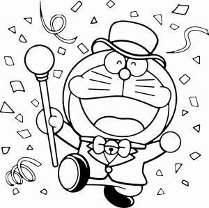 Doraemon boyama sayfası,  coloring page, Doraemon Büyücü, 