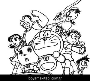 Doraemon boyama sayfası 48614,  coloring page, 