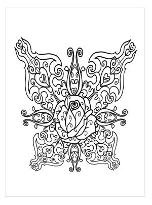 Dövme boyama sayfası, coloring page, Yazdırılabilir Dövme,