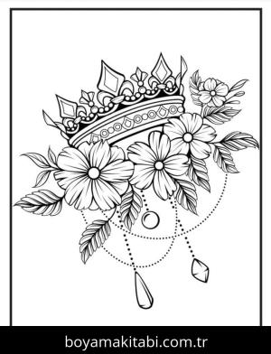 Dövme boyama sayfası – eğitici aktivite, yaratıcılık