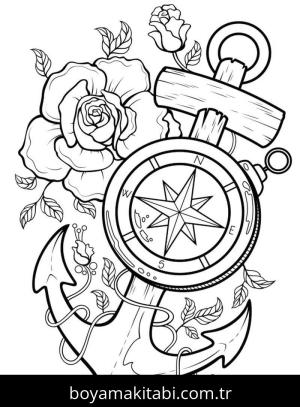 Dövme boyama sayfası – evde etkinlik, ücretsiz yazdır