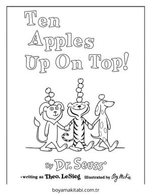 Dr Seuss boyama sayfası – boyama etkinliği, çocuk aktivitesi