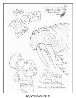 Dr Seuss boyama sayfası – ücretsiz yazdır, boyama etkinliği