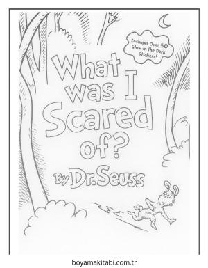 Dr Seuss boyama sayfası – renkli çizimler, okul öncesi