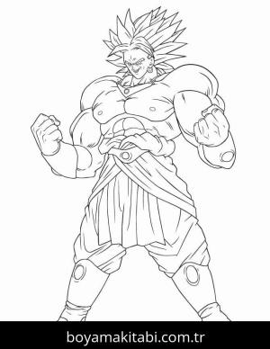 Dragon Ball Z boyama sayfası – PDF indir, sevimli karakter