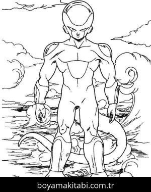 Dragon Ball Z boyama sayfası – evde etkinlik, ücretsiz yazdır