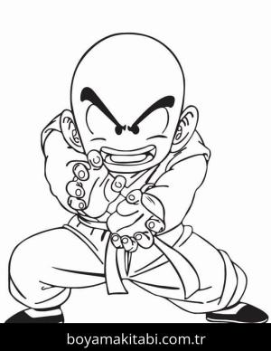 Dragon Ball Z boyama sayfası – eğitici aktivite, yaratıcılık