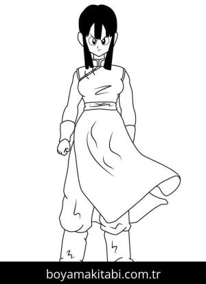 Dragon Ball Z boyama sayfası – renkli çizimler, okul öncesi
