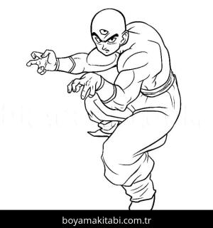 Dragon Ball Z boyama sayfası – eğlenceli etkinlik, el becerilerini geliştirir