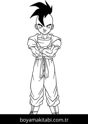 Dragon Ball Z boyama sayfası – ücretsiz yazdır, boyama etkinliği