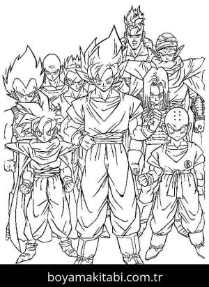 Dragon Ball boyama sayfası 48652,  coloring page, 