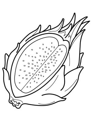 Ejder meyvesi boyama sayfası,  coloring page, Ejder meyvesi 3, 