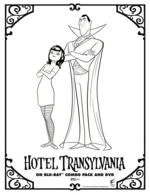 Drakula boyama sayfası,  coloring page, Mavis ve Drakula, 