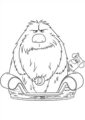 Duke boyama sayfası,  coloring page, Max Lindo ile Duke, 