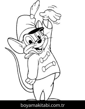 Dumbo boyama sayfası – yaratıcılığı geliştirir, keyifli zaman