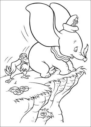 Dumbo boyama sayfası,  coloring page, Dumbo 6, 