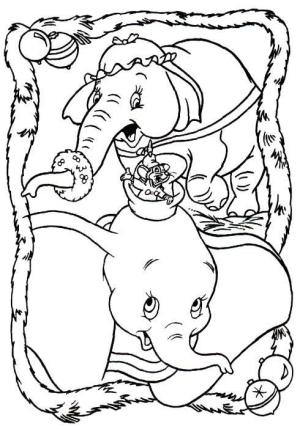 Dumbo boyama sayfası,  coloring page, Dumbo 21, 