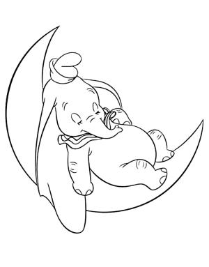 Dumbo boyama sayfası,  coloring page, Dumbo 3, 