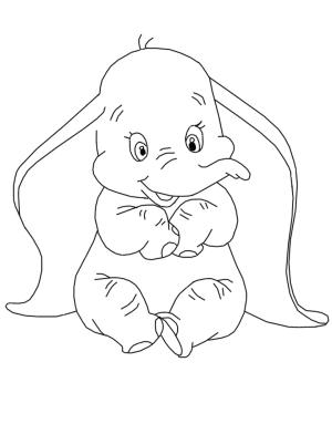 Dumbo boyama sayfası,  coloring page, Dumbo 15, 